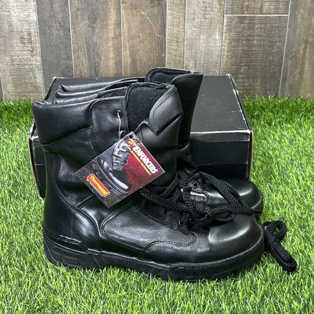 NWT Thorogood Enforcers Tactical Boots Size 11 Black NOS w/ Box USA Made